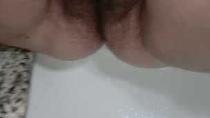 Peeing in the hotel sink