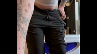 Big tit slut Lola Maverick pees on carpet piss