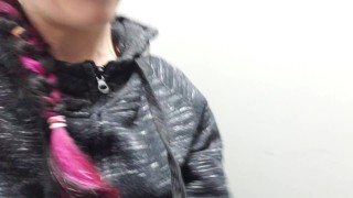 Fingering My Asshole While I Piss In The Movie Theatre Restroom