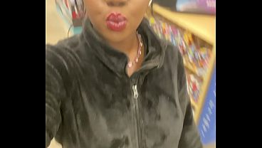 Walmart Public NIP SLIP Flashing & Peeing Desperation
