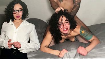 BDSM Submissive Secretary Gets Hardcore Sex, Face Fucking, Whipping, Domination and Foot Fetish!