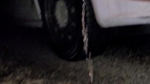 DESPERATION – Could not hold my pee so stopped and peed in the cold.