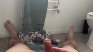 Self pee before I start wanking
